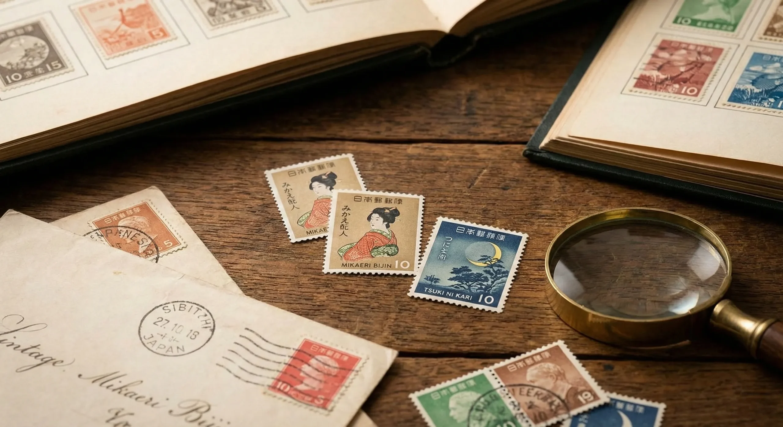 実家のタンスに眠る古い切手コレクション